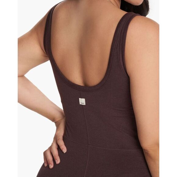 NWT Vuori Halo Essential Jumpsuit Women's DreamKnit™ Jumpsuit - Large - Mahogany - Picture 3 of 12